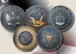military service branch seals