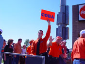 COBA Students at an athletic game